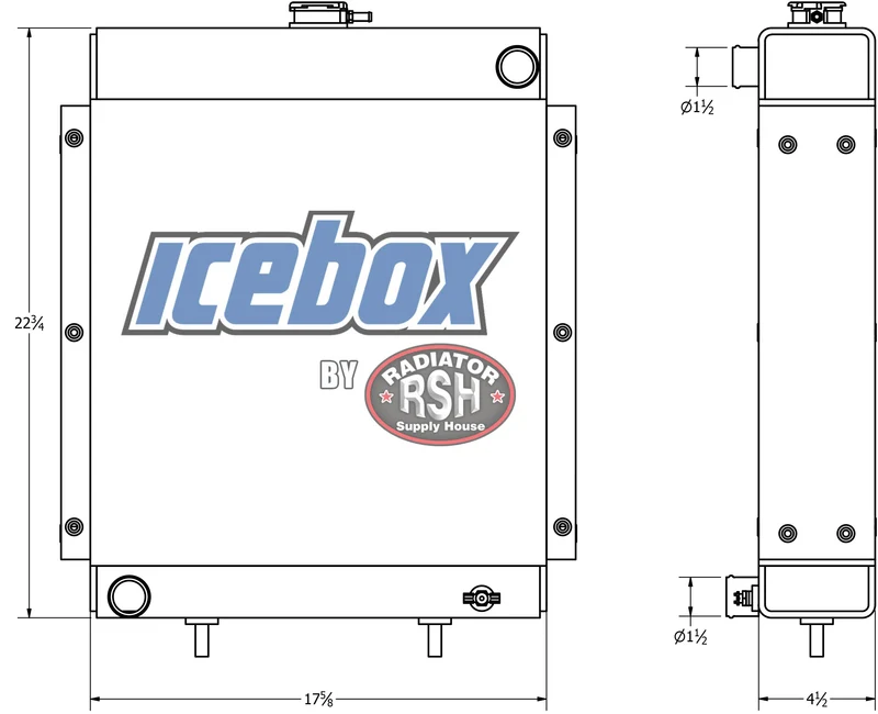 Oxbo Radiator # 820233