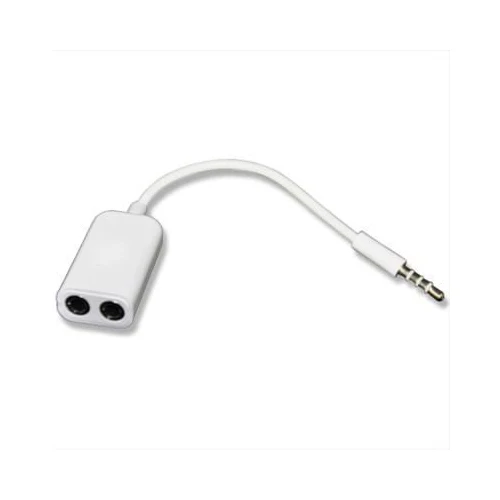 Audio Splitter Jack 3,5mm Smartphone - Wit