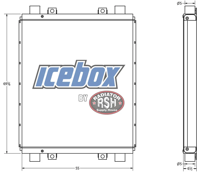 Fracking Cube Oil Cooler # 990242
