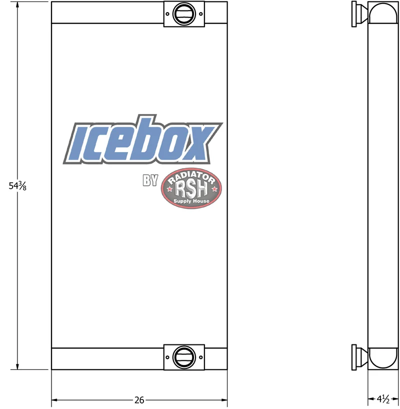 Case Oil Cooler # 845253
