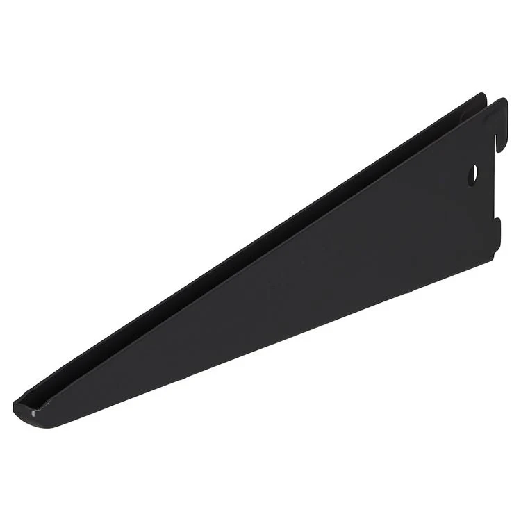 Duraline F-systeem plankendrager dubbel metaal zwart 27cm