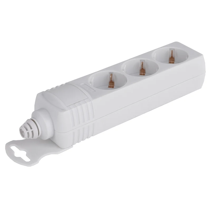 Q-Link stekkerdoos 3-voudig 3x geaard wit