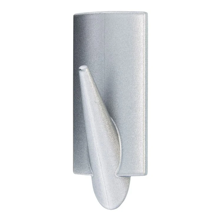 Tesa Powerstrips haak large rechthoek kunststof mat chroom 2st