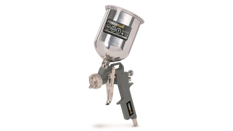 Powerplus POWAIR0105 pneumatische verfpistool met bovenbeker 400ml