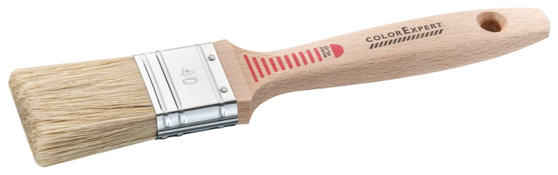 Color Expert muurverfkwast hout plat 4cm voor muurverf