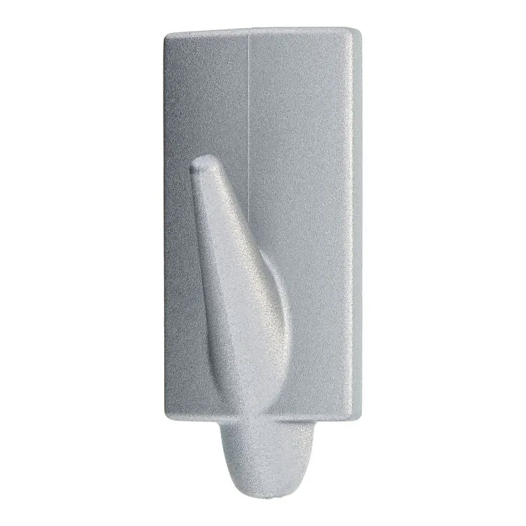 Tesa Powerstrips haak small rechthoek kunststof mat chroom 3st