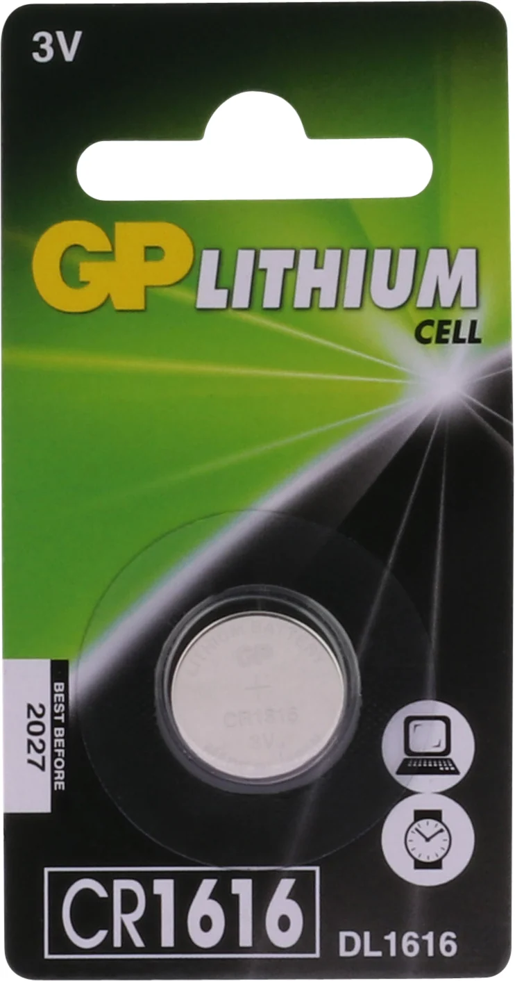 GP knoopcel CR1616 lithium