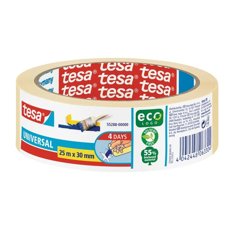 Tesa Universal afplaktape chamois 30mm 25m