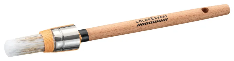 Color Expert patentkwast hout rond wit 2,1cm voor lakverf
