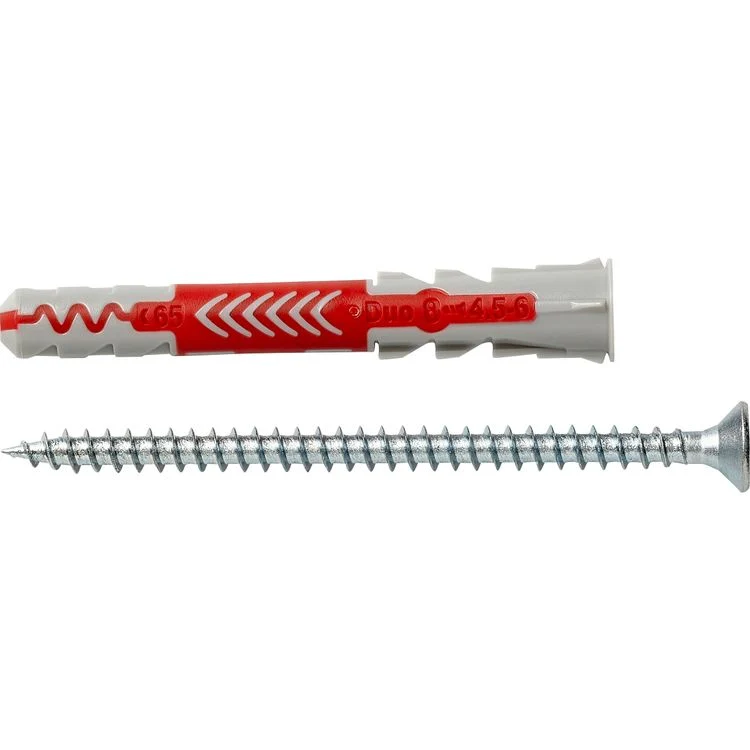 Fischer DuoPower universeelplug PZ2 nylon 8x65mm 4st