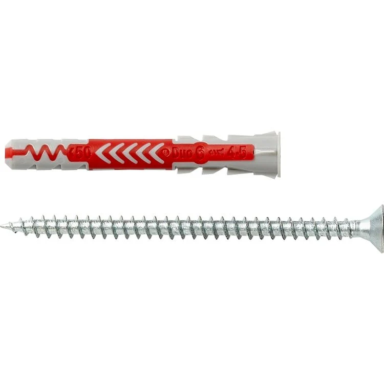 Fischer DuoPower universeelplug PZ2 nylon 6x50mm 4st
