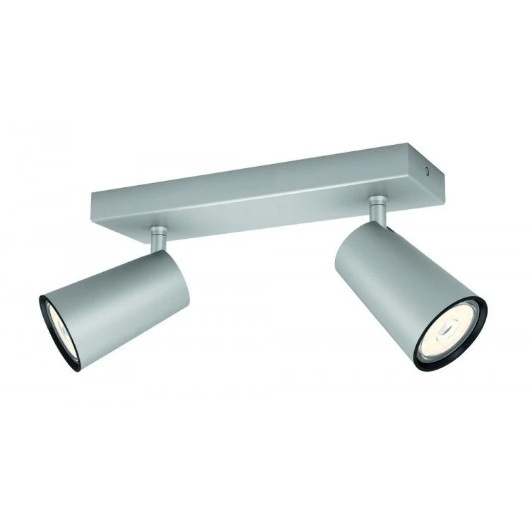 Philips myLiving LED Paisley 2-lichts plafondlamp kantelbaar metaal