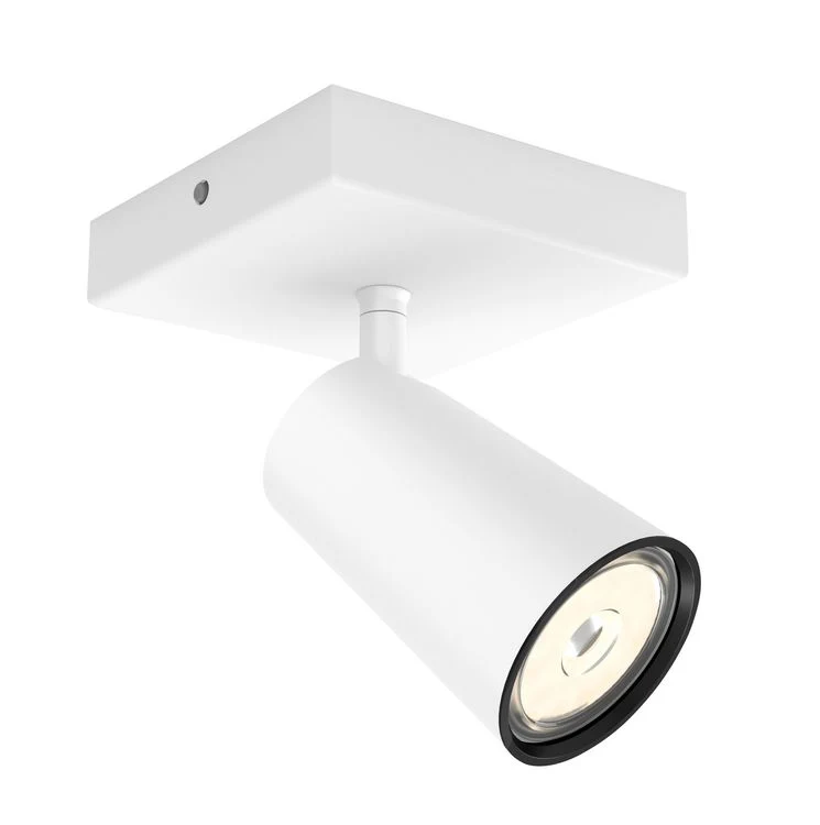 Philips myLiving LED Paisley 1-lichts plafondlamp kantelbaar wit