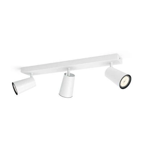 Philips myLiving LED Paisley 3-lichts plafondlamp kantelbaar wit