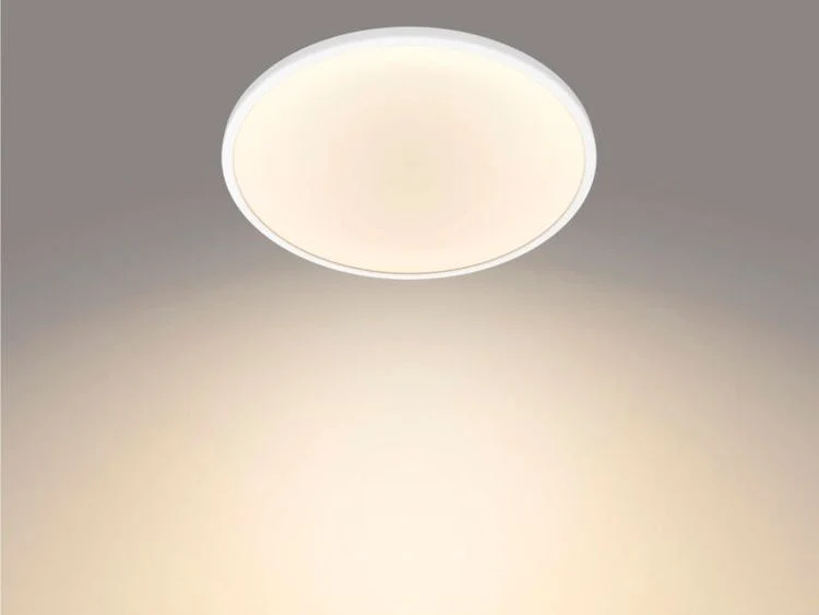 Philips Superslim LED plafondlamp ⌀25cm dimbaar wit kunststof