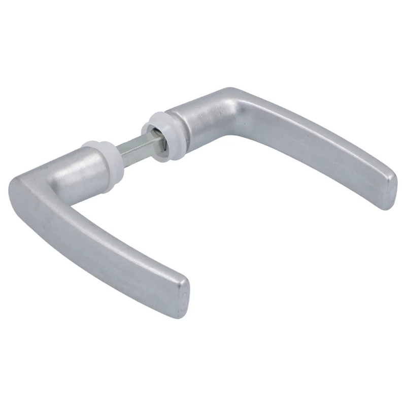 S2 deurkruk naturel rechthoek aluminium