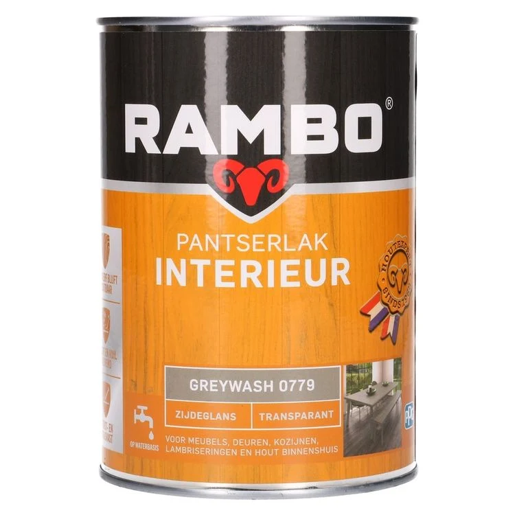 Rambo Pantserlak zijdeglans interieur 779 1,25l