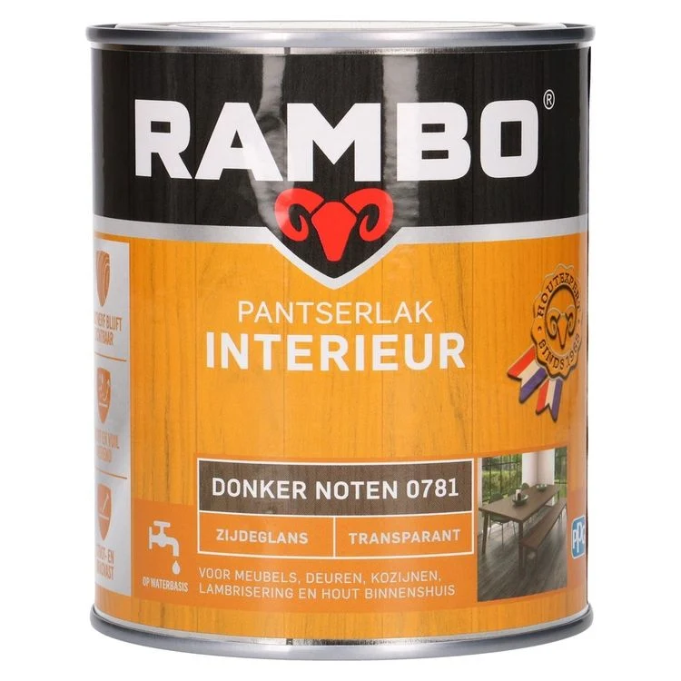 Rambo Pantserlak zijdeglans interieur 781 750ml