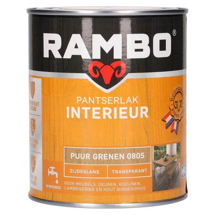 Rambo Pantserlak zijdeglans interieur 805 750ml