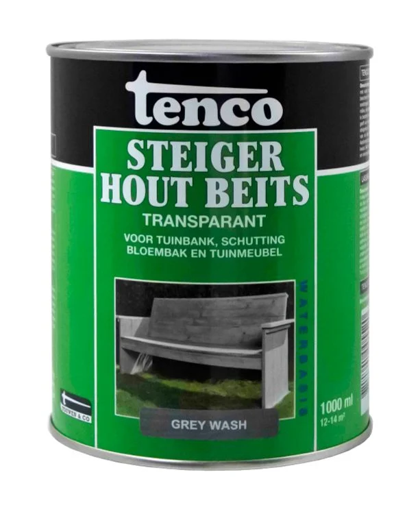 Tenco steigerhoutbeits grey wash 1L