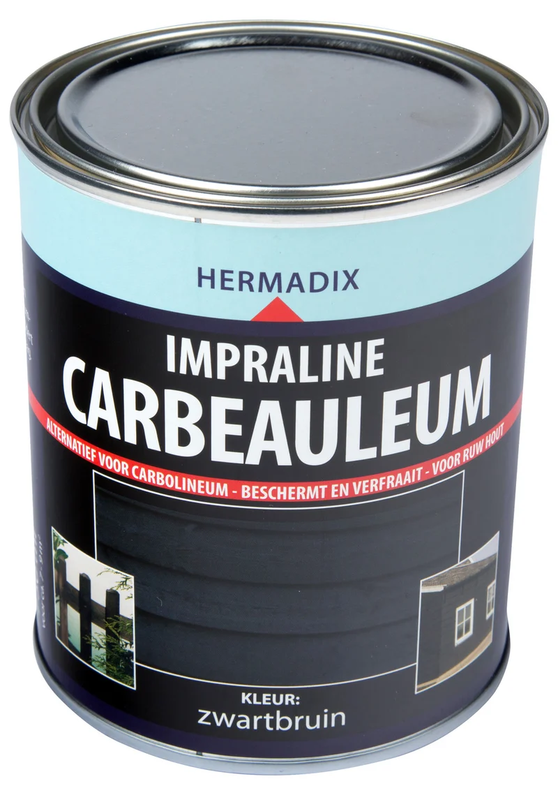 Hermadix Impraline beits mat zwartbruin 750ml