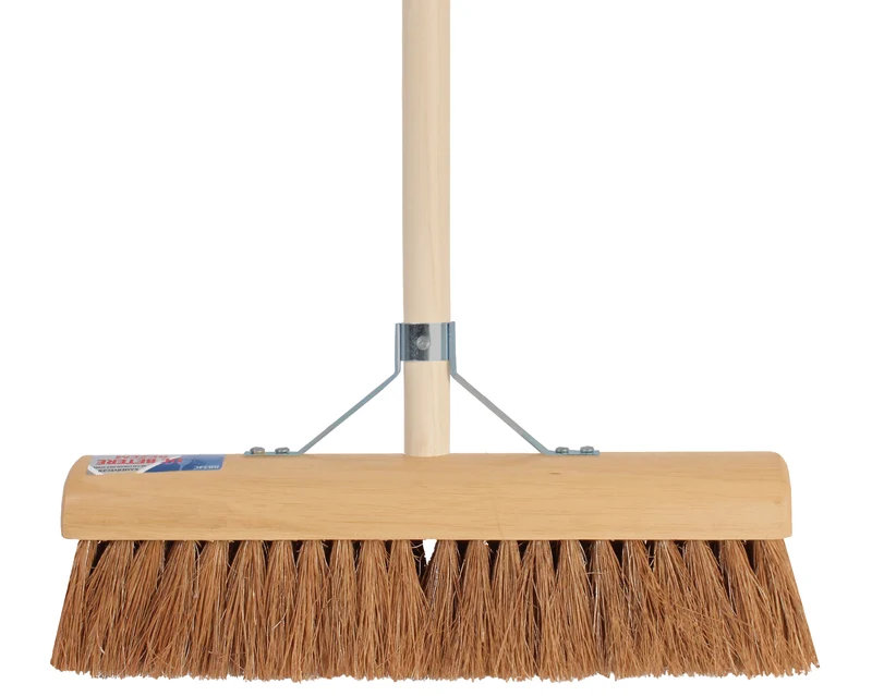 Talen kamerveger 30cm kokos met steel 150cm