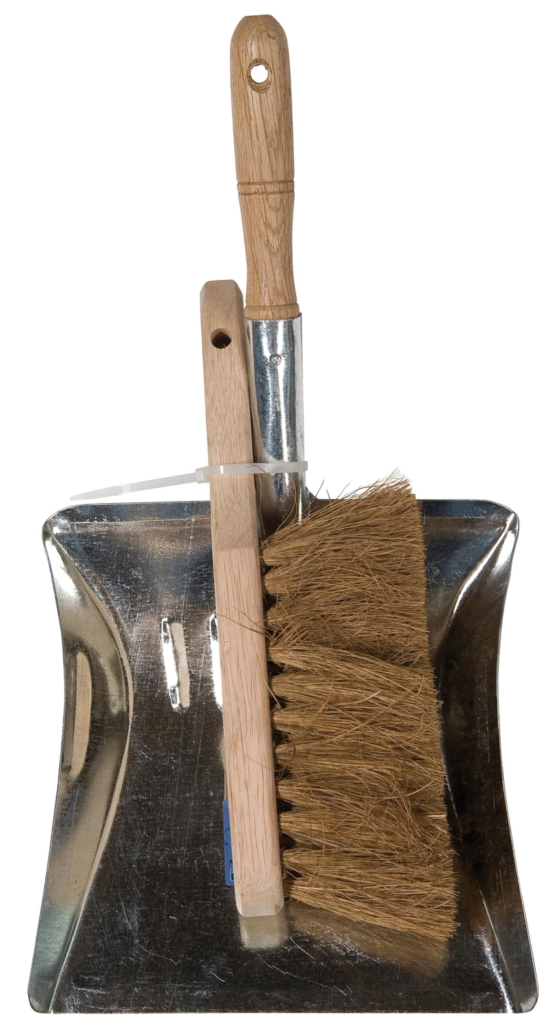 Clean Home stoffer en blik zink 22cm