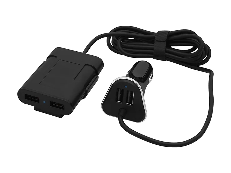 4-port USB autolader - 9,6A - Quick Charge iQchip - BLOW