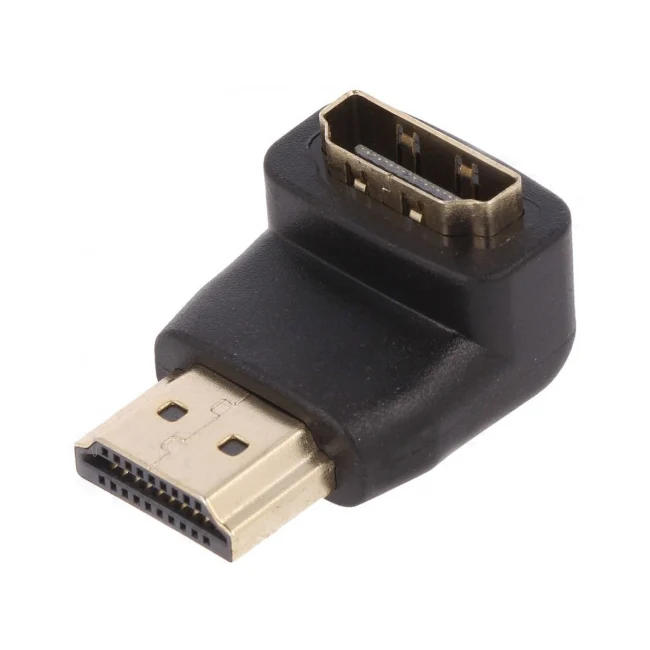 HDMI verloopstekker - haaks naar beneden