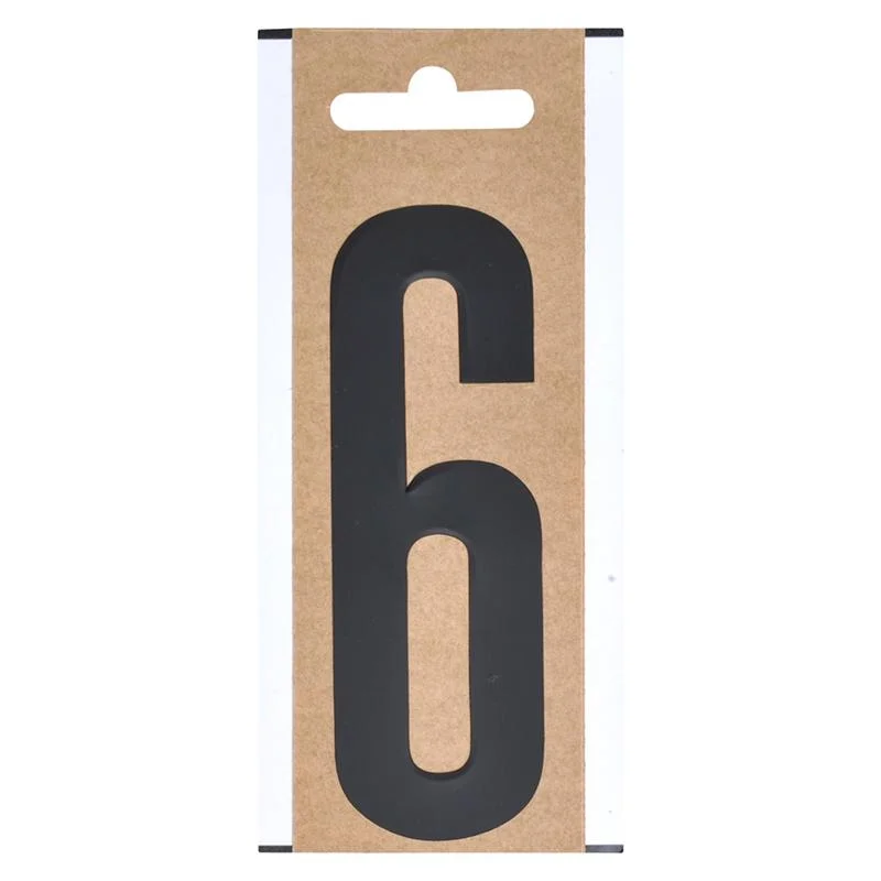 ProPlus Cijfer etiket " 6 " 10cm