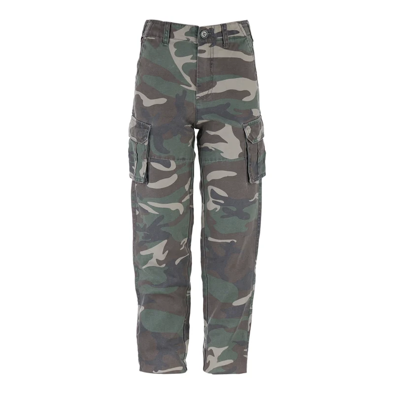 Kinder Cargo Broek Stonewashed - Woodland