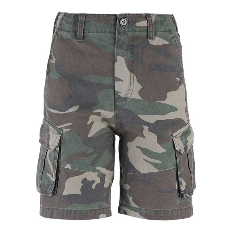 Kinder Cargo Korte Broek Stonewashed - Woodland