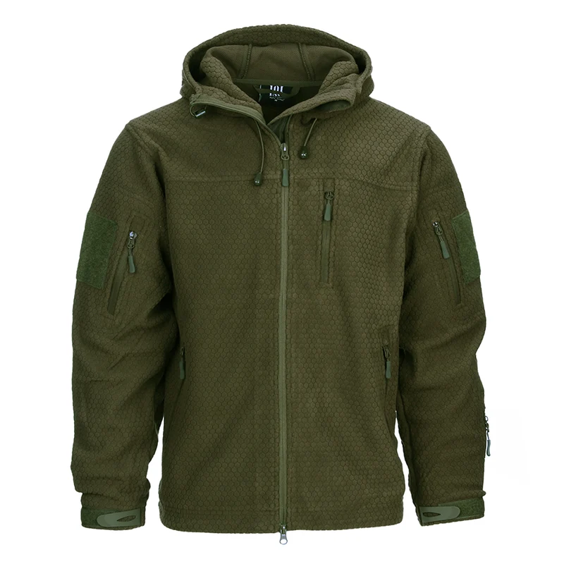 Hexagon Fleece Vest - Groen