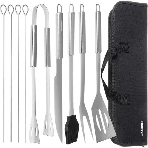 BBQ set 9-delig in handige opbergtas
