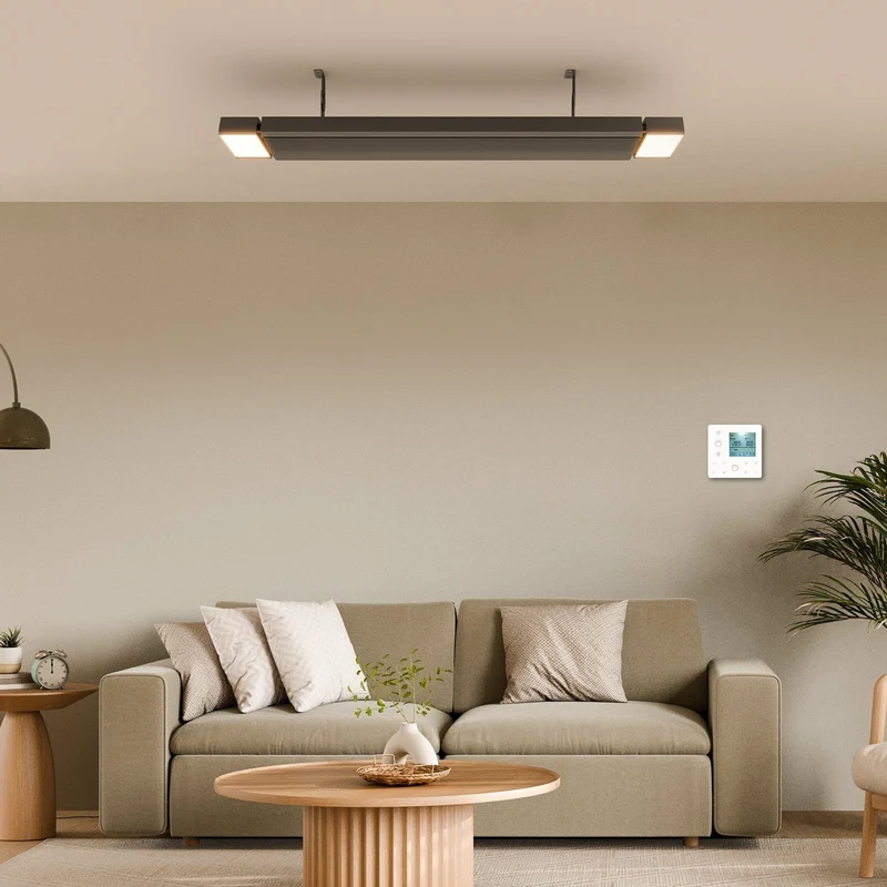 Tweedekans - Infraroodstraler Led GlowBeam Wifi met afstandsbediening - 1800Watt met 40Watt led