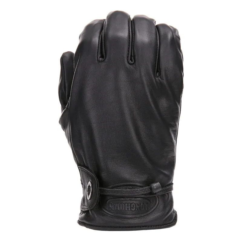 Longhorn Leren Handschoenen - Zwart