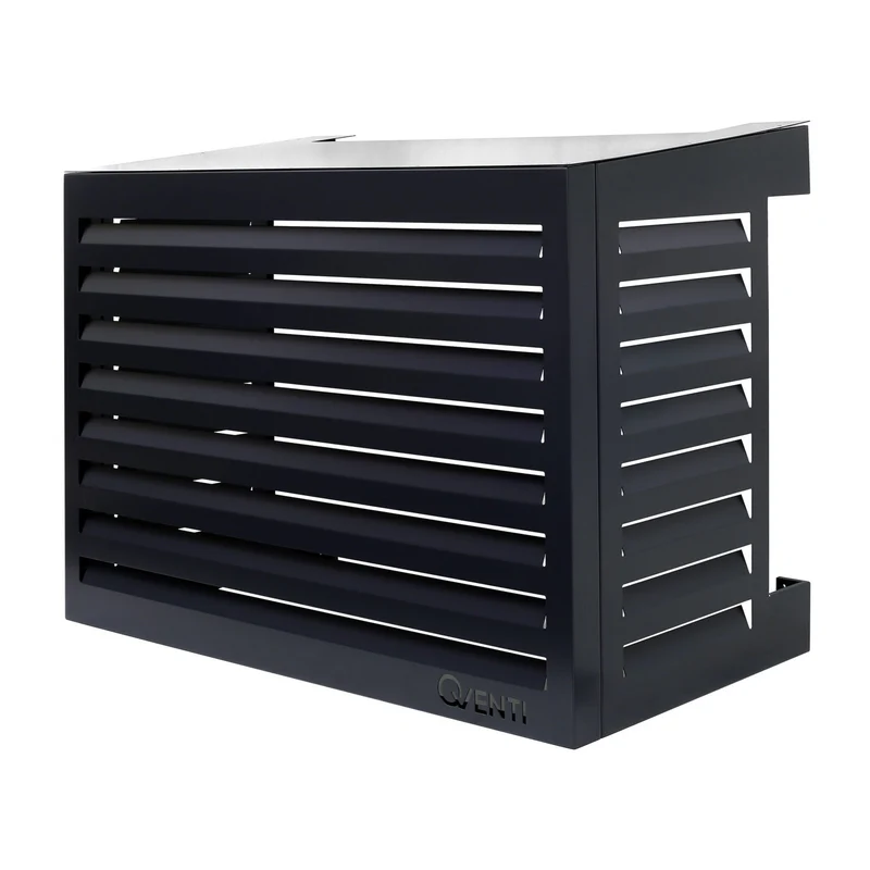 QVENTI Airco Omkasting Antraciet – Voor Buitenunit (100 x 75 x 50cm)