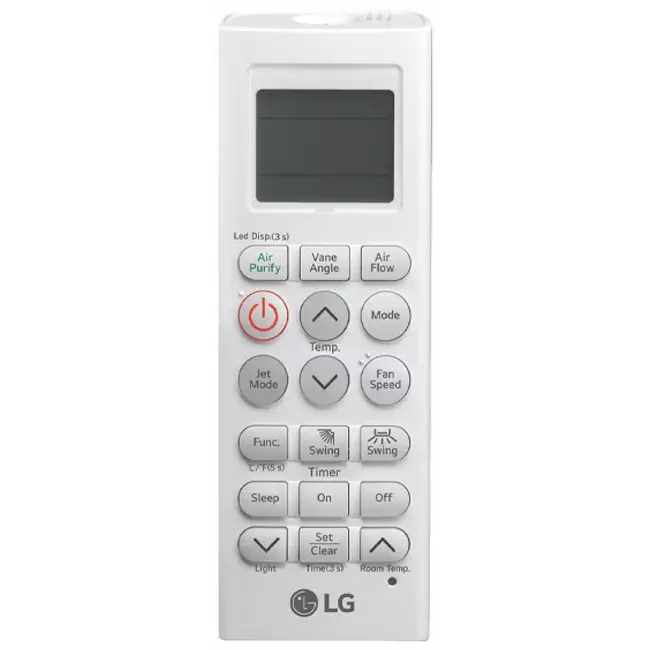 LG universele infrarood afstandsbediening voor airco