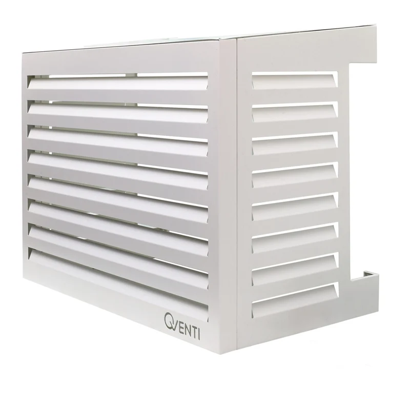 QVENTI Airco Omkasting Wit – Voor Buitenunit (100 x 75 x 50cm)