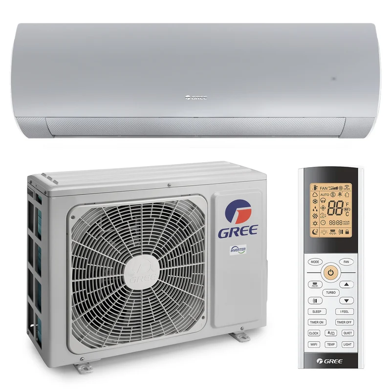 GREE Fairy wandmodel airco zilver R32 3,5 kW set