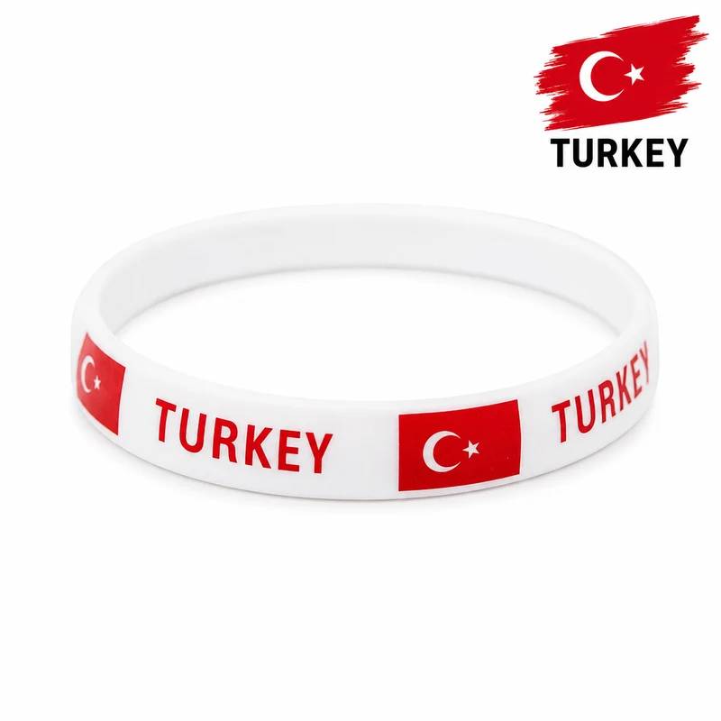 Turkije WK 2026 Fan Armband – Siliconen Polsband