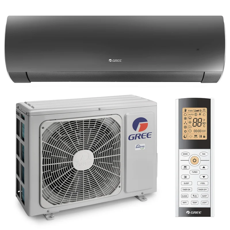 GREE Fairy wandmodel airco antraciet R32 2,7 kW set