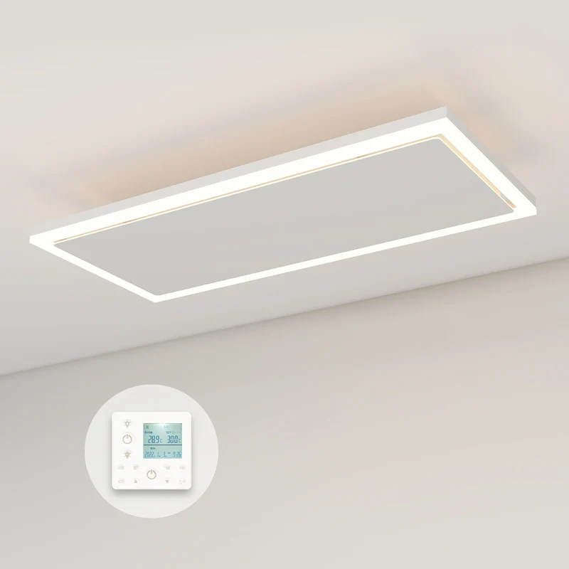 Tweedekans - QH-InfraGlow Serie infraroodpaneel met led verlichting 135x39 cm 1700watt - Default