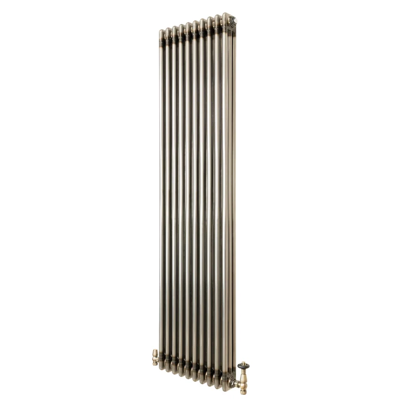 Traditionele Radiator & Kraan - 3-Kolom - 1800 x 470 mm - Ruw Metaal