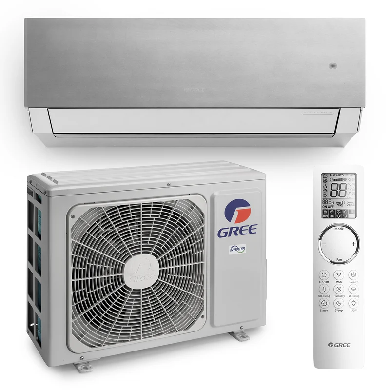 GREE Clivia wandmodel airco zilver R32 3,5 kW set