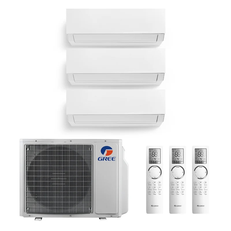 GREE Clivia multi-split airco wit R32 3x2,5 kW set