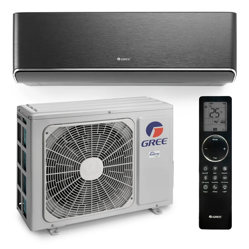 GREE Airy wandmodel airco antraciet R32 7,1 kW set