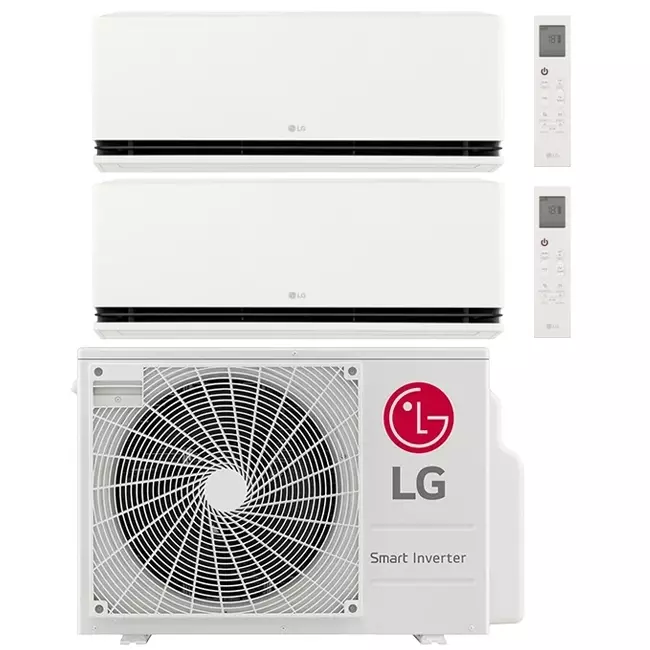 LG DUALCOOL AI AIR Duo split airco MU2R15-0909P R32 2x2,5 kW set