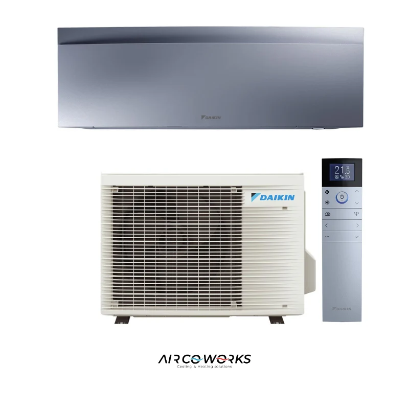 Daikin Emura wandmodel FTXJ20AS + RXJ20A 2,0kW zilver