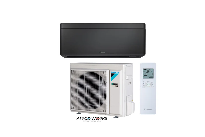 Daikin Stylish wandmodel FTXA20CB + RXA20A 2,0kW Zwart